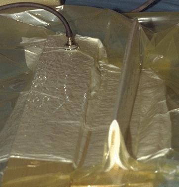 In vacuum bag