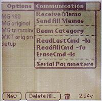 Palm communication options