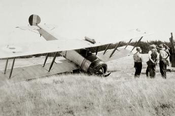 Crashed Avro 504K